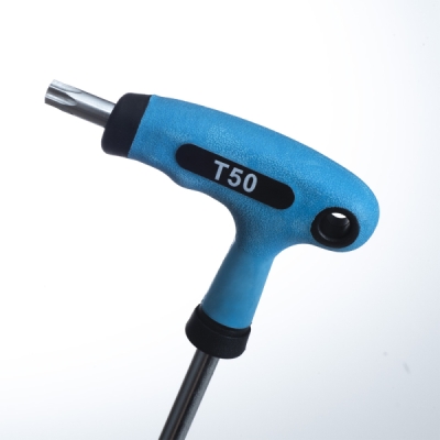 zestaw kluczy uchwyt T TORX 9 szt. T10/T15/T20x100mm T25/T27/T30/T40x150mm T45/50