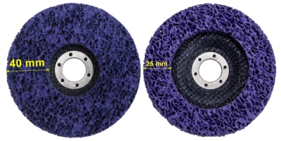 tarcza z włókniny 125mm ściernica na szlifierkę (fioletowa)