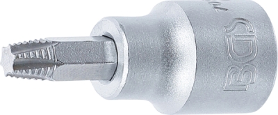 BGS 7098-T30, Nástrčná hlavice pro povolení poškozených šroubů | vnitřní čtyřhran 10 mm (3/8") | pro defektní T-profil (pro Torx) T30