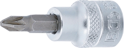 BGS 2551, Nástrčná hlavice | 10 mm (3/8") | křížový PZ2