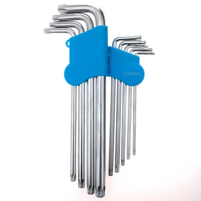 Imbusové klíče TORX s otvory, T15-T55, sada 9 ks, TA1048