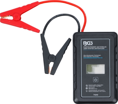 BGS 74240, Pomocné startovací zařízení | bez baterie | s technologií ultra kondenzátoru | 12 V / 300 A / 600 A