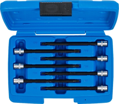BGS 8618, Sada nástrčných hlavic | 6,3 mm (1/4") | T-profil (pro Torx) s kulovou hlavou T10 - T40 | 7dílná