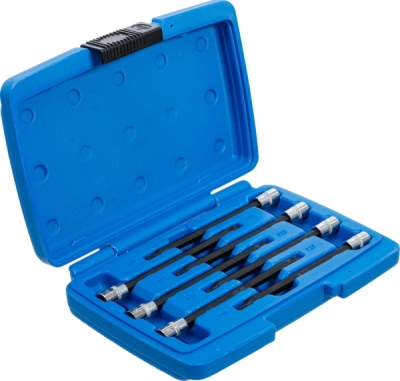 BGS 8618, Sada nástrčných hlavic | 6,3 mm (1/4") | T-profil (pro Torx) s kulovou hlavou T10 - T40 | 7dílná