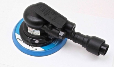 SATRA S-60SHL, Pneumatická excentrická bruska 150 mm | 10 000 ot./min, bezprašná, bezolejový motor