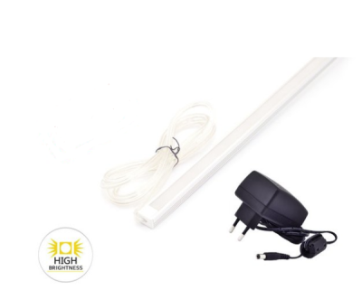 Hliníkový profil pro led pásky 100cm s napájecím zdrojem zdarma