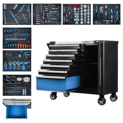 Kraft&Dele KD1069, Skříňka na nářadí 309EL | 7 zásuvek, 1100 x 500 x 860 mm, 86 kg **