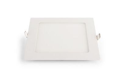 Zapuštěný čtvercový LED panel bílý 18W