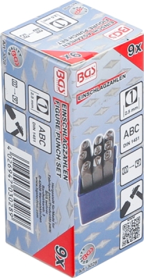 BGS 3028, Razicí matrice, čísla | 2,5 mm