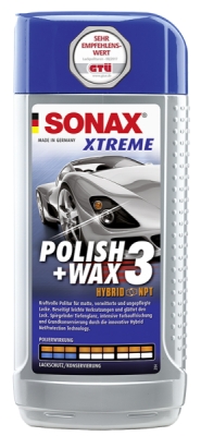 SONAX XTR Leštěnka s voskem WAX 3 250 ml