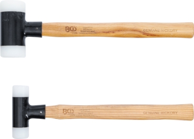 BGS 1859, Sada paliček s nylonovou hlavou | násada Hickory | bez zpětného rázu | O 30 / 45 mm | 300 / 550 g | 2dílná