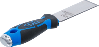 BGS 3063, Škrabka | nerezová | těžká dvoukomponentní gumová rukojeť s otvorem