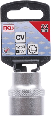 BGS 10222, Nástrčná hlavice Gear Lock | 12,5 mm (1/2") | 22 mm