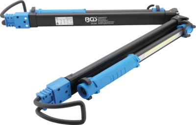BGS 85306, COB-LED lampa s akumulátorem k upevnění na kapotu a expandérovým držákem | 2 COB-LED ruční pracovní svítilny