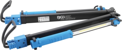 BGS 85306, COB-LED lampa s akumulátorem k upevnění na kapotu a expandérovým držákem | 2 COB-LED ruční pracovní svítilny