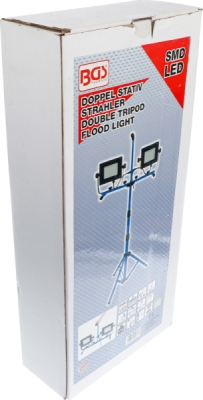 BGS 85338, Pracovní duo SMD LED svítilna | se stativem | 2 x 70 W