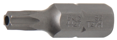 BGS 4427, Bit | Délka 30 mm | pohon vnější šestihran 8 mm (5/16") | T-profil (pro Torx) s otvorem T27