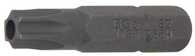 BGS 4736, Bit | Délka 25 mm | pohon vnější šestihran 6,3 mm (1/4") | T-profil (pro Torx) s otvorem T35
