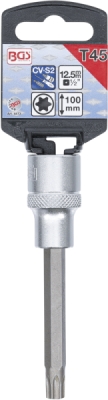 BGS 4473, Nástrčná hlavice | délka 100 mm | 12,5 mm (1/2") | T-profil (pro Torx) T45