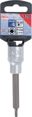 BGS 4469, Nástrčná hlavice | délka 100 mm | 12,5 mm (1/2") | T-profil (pro Torx) T20