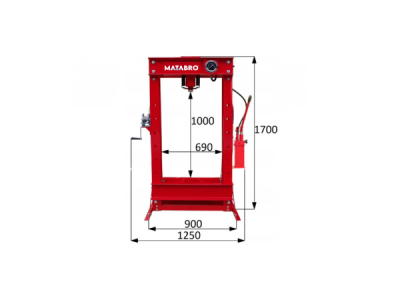 Matabro MB-P50TDP, Hydraulický lis 50t s dvourychlostní pumpou