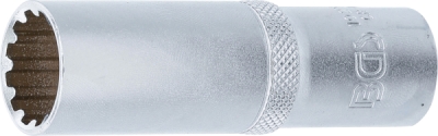 BGS 10257, Nástrčná hlavice Gear Lock, prodloužená | 12,5 mm (1/2") | 17 mm