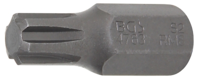 BGS 4763, Bit | pohon vnější šestihran 10 mm (3/8") | drážka (pro RIBE) M8