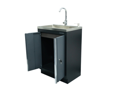 Matabro MB-TGC1300C, Dílenská skříňka | s nerezovým dřezem | 680 x 464 x 948 mm