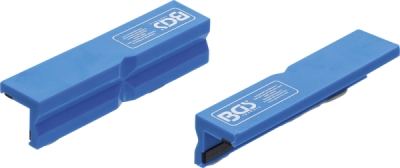 BGS 3046, Sada ochranných čelistí na svěrák | plast | šířka 125 mm | 2dílná