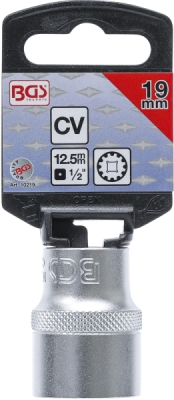 BGS 10219, Nástrčná hlavice Gear Lock | 12,5 mm (1/2") | 19 mm