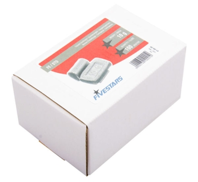 Fivestars FE-10G, Ocelové závaží pro plechové disky Fivestars 10g - 100 ks, 01-00-36