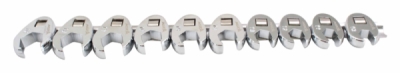 ASTA A-10CR38, Gola nástavce stranové klíče 3/8", 10–19 mm, sada