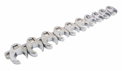 ASTA A-10CR38, Gola nástavce stranové klíče 3/8", 10–19 mm, sada