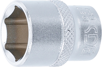 BGS 10617, Nástrčná hlavice šestihranná | 10 mm (3/8") | 17 mm