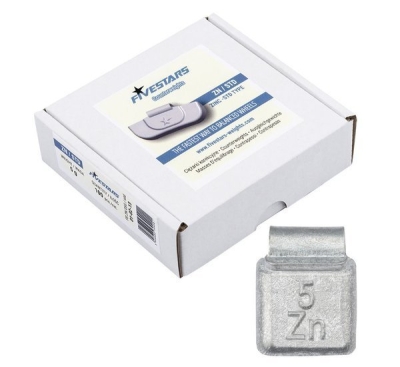 Fivestars 5g, Zinková závaží pro plechové disky, 5g, 100 ks, 01-02-13