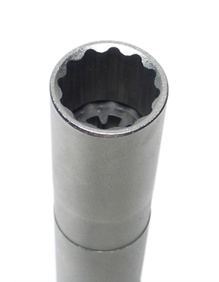 BGS 2446, Nástrčná hlavice na zapalovací svíčky s magnetem, dvanáctihranná, dlouhá | 10 mm (3/8") | 14 mm