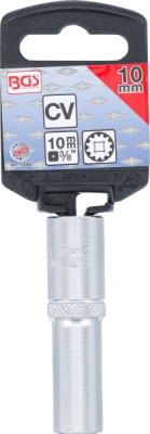 BGS 10350, Nástrčná hlavice Gear Lock, prodloužená | 10 mm (3/8") | 10 mm
