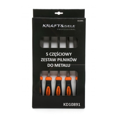 Kraft&Dele KD10891, Sada pilníků na kov 5 ks 200 mm