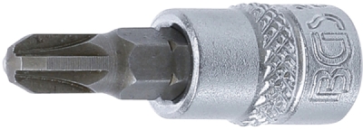 BGS 2492, Nástrčná hlavice | 6,3 mm (1/4") | křížový PZ3