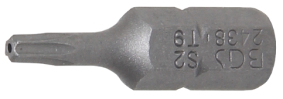 BGS 2438, Bit | Délka 25 mm | pohon vnější šestihran 6,3 mm (1/4") | T-profil (pro Torx) s otvorem T9