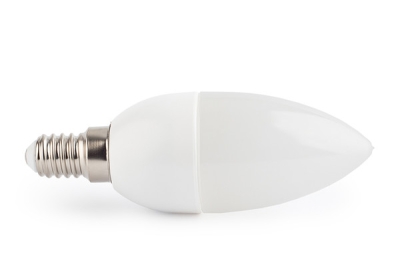 LED žárovka E14 bílá neutrální 4W C37