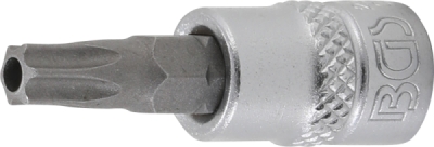 BGS 2362, Nástrčná hlavice | 6,3 mm (1/4") | T-profil (pro Torx) s otvorem T30