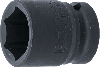 BGS 5222, Silová nástrčná hlavice, šestihranná | 12,5 mm (1/2") | 22 mm