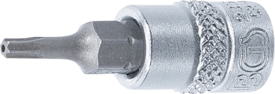 BGS 2357, Nástrčná hlavice | 6,3 mm (1/4") | T-profil (pro Torx) s otvorem T10