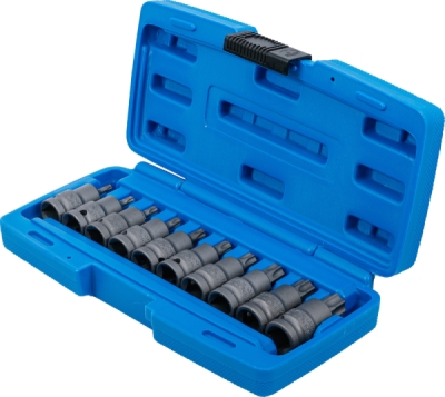 BGS 5097, Sada silových nástrčných hlavic | 12,5 mm (1/2") | T-profil (pro Torx) T20 - T70 | 10dílná