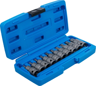 BGS 5097, Sada silových nástrčných hlavic | 12,5 mm (1/2") | T-profil (pro Torx) T20 - T70 | 10dílná