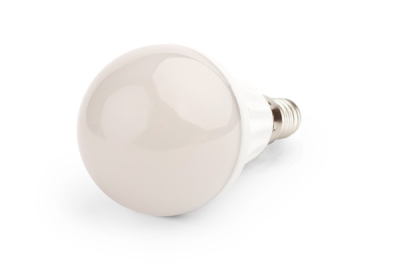Hliníková LED žárovka E14 bílá teplá 8W 18 SMD 5730H