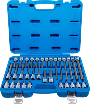 BGS 5182, Sada nástrčných hlavic | 12,5 mm (1/2") | T-profil (pro Torx) | 32dílná