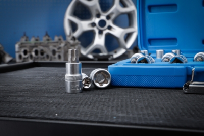 BGS 5100, Sada nástrčných hlavic / nástrčných klíčů | 12,5 mm (1/2") | E-profil / T-profil (pro Torx) | 19dílná
