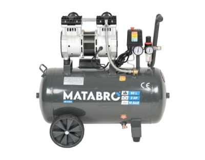 Matabro MB-K202, Bezolejový kompresor 50l, 230V, 2 písty | 2000W